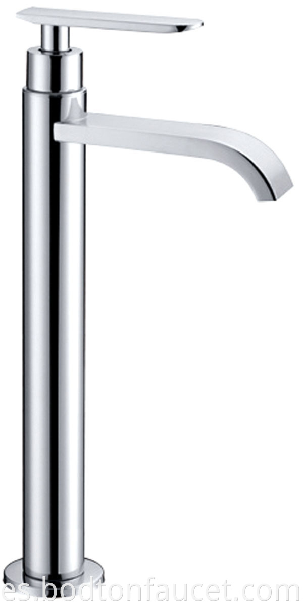 Stainless steel single cold basin faucet household